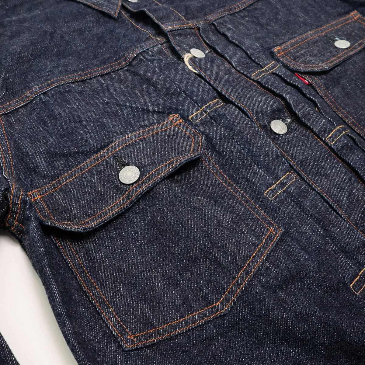 2102W Type 2 Selvedge Denim Jacket 13.7oz One Wash Indigo sold by Brooklyn Clothing Co. product image thumbnail 5