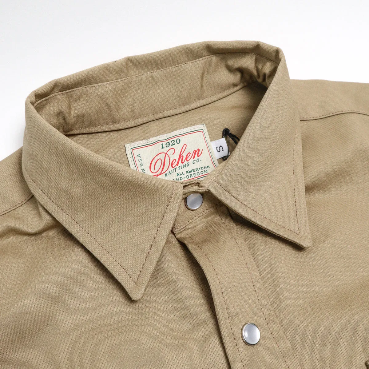 Drover Short Sleeve Alvord Khaki sold by Brooklyn Clothing Co. product image thumbnail 2