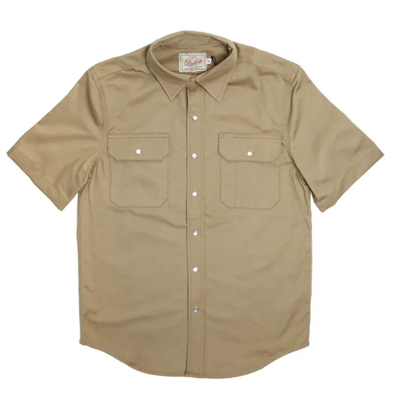 Drover Short Sleeve Alvord Khaki sold by Brooklyn Clothing Co.