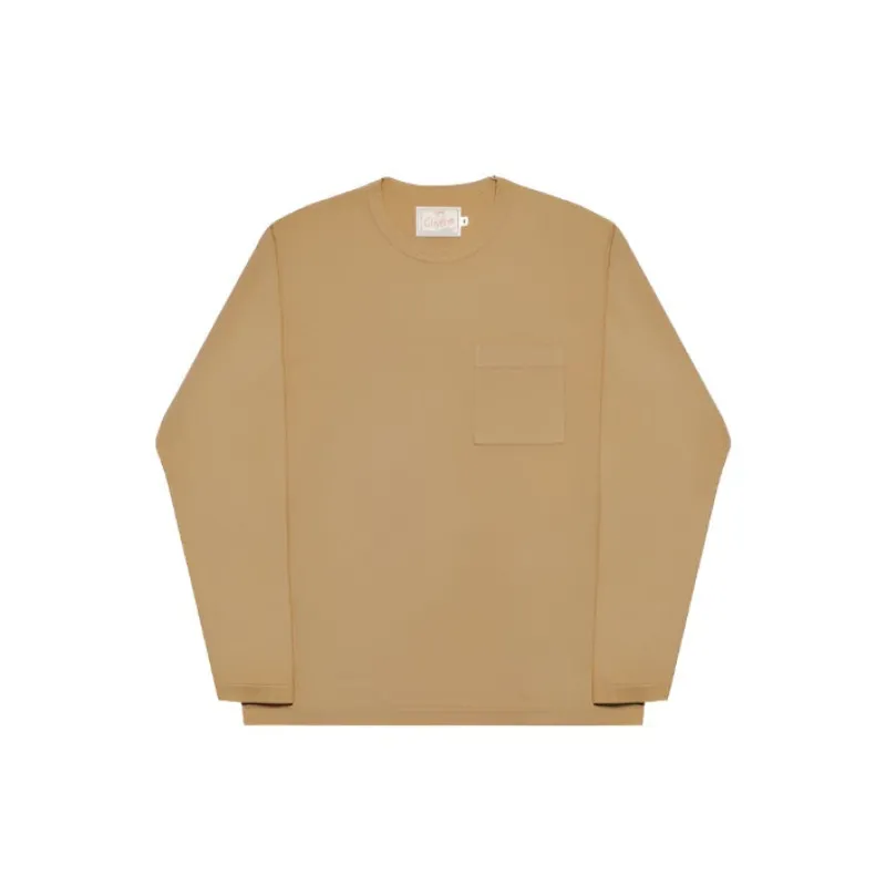 Heavy Duty Long Sleeve Tee Alvord Khaki sold by Brooklyn Clothing Co.
