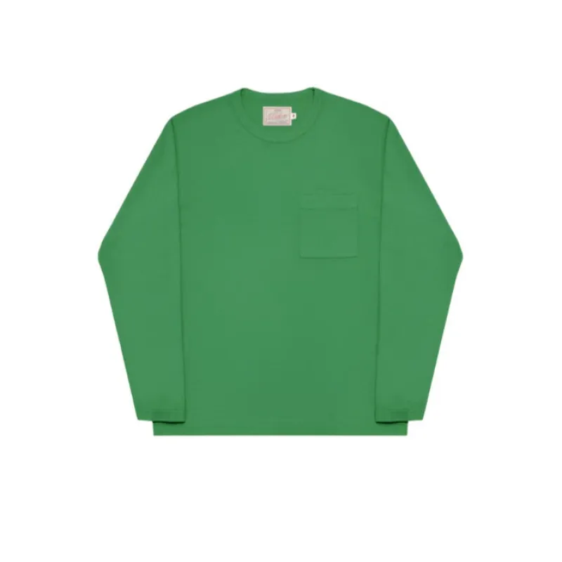 Heavy Duty Long Sleeve Tee Kelly Green sold by Brooklyn Clothing Co.
