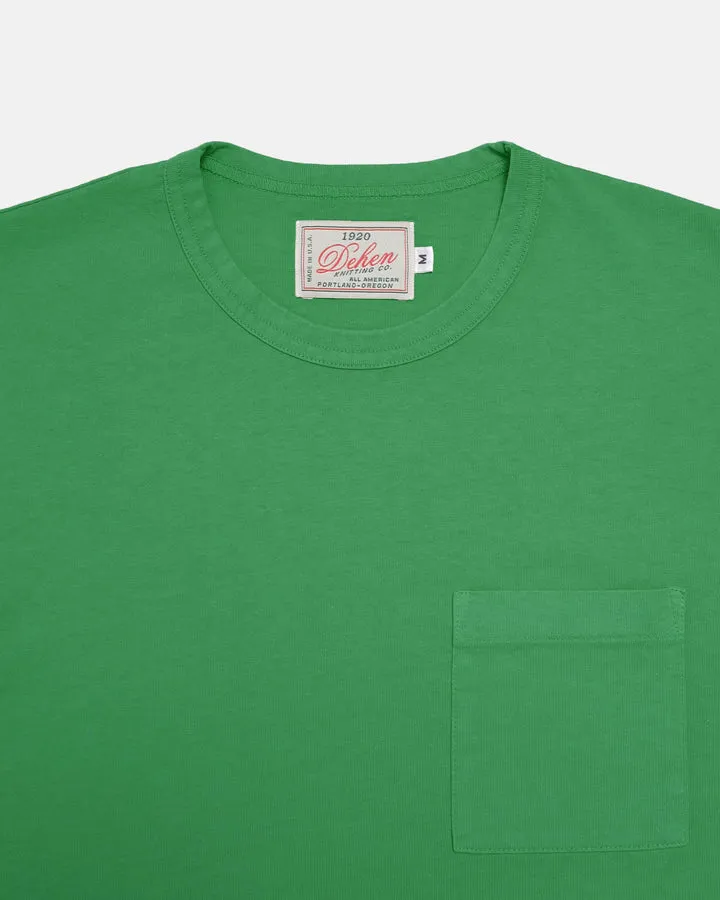 Heavy Duty Pocket Tee Kelly Green sold by Brooklyn Clothing Co. product image thumbnail 2
