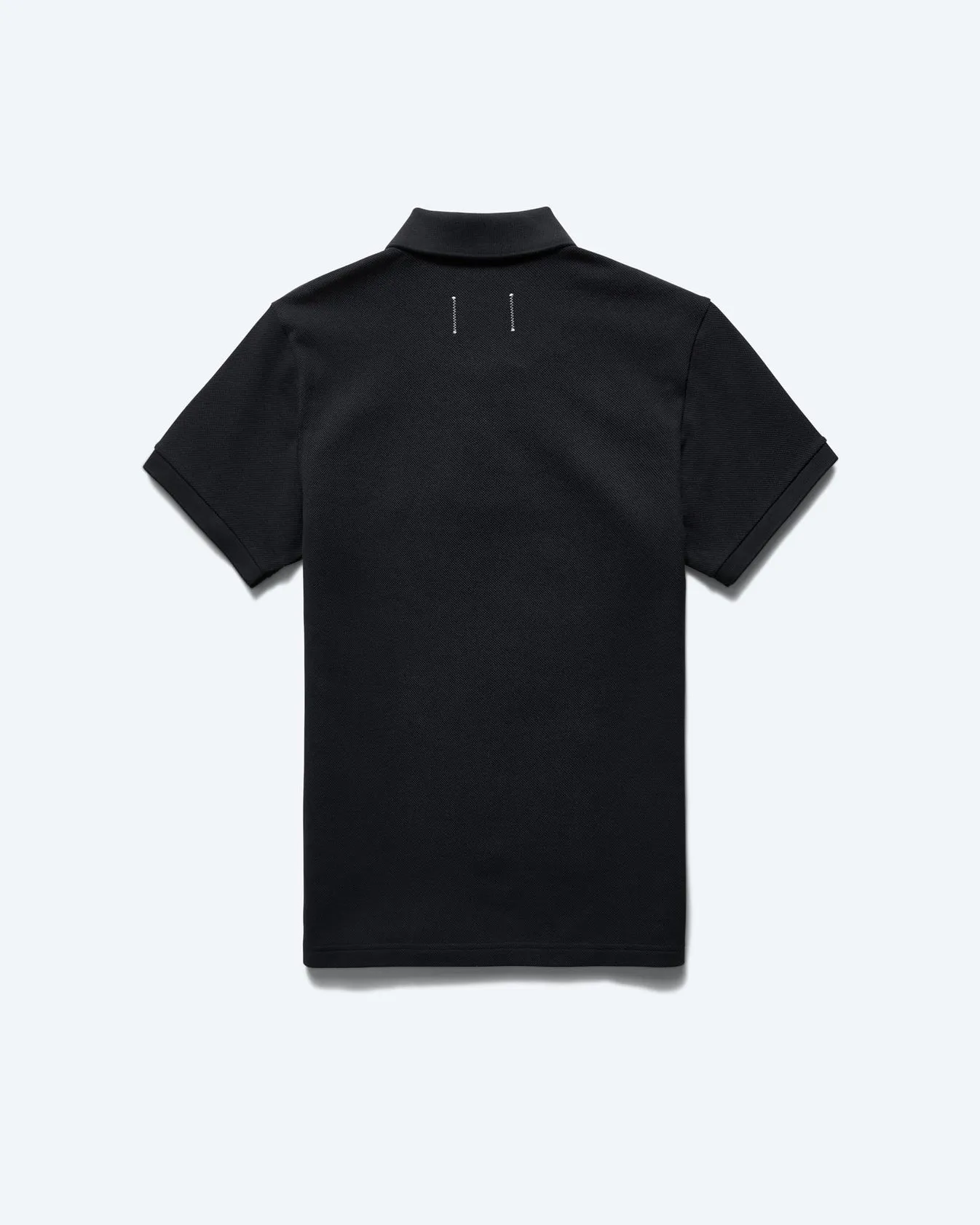 Athletic Pique Academy Polo Black sold by Brooklyn Clothing Co. product image thumbnail 2