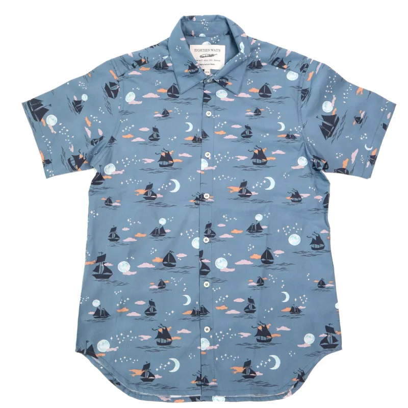 Short Sleeve Dylan Shirt Offshore Shadow Dream sold by Brooklyn Clothing Co.