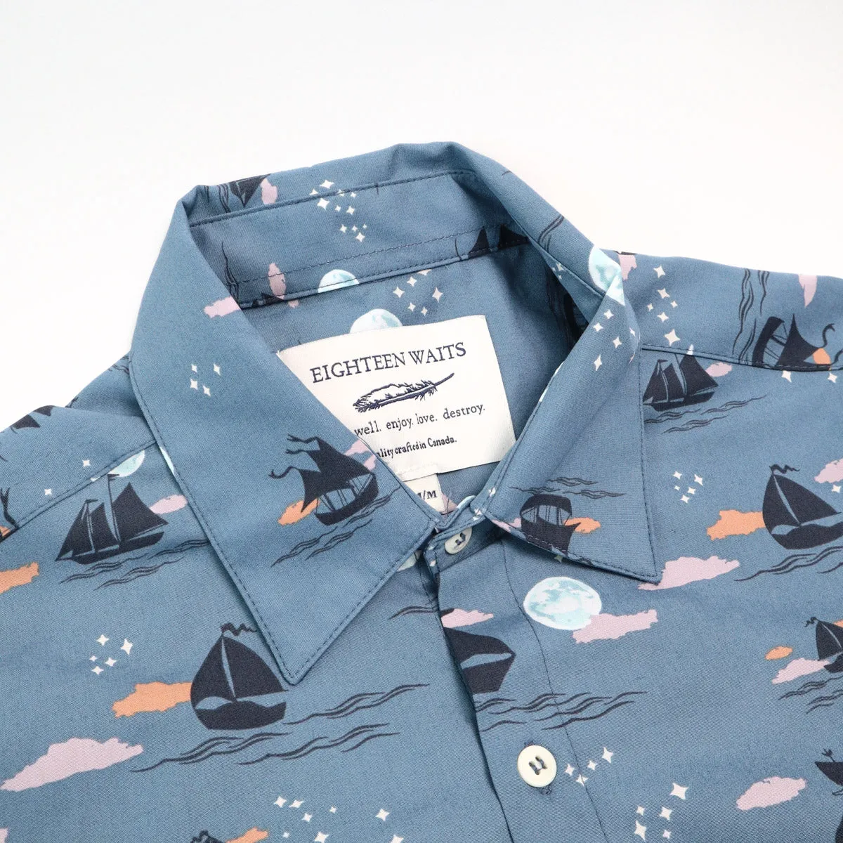Short Sleeve Dylan Shirt Offshore Shadow Dream sold by Brooklyn Clothing Co. product image thumbnail 2