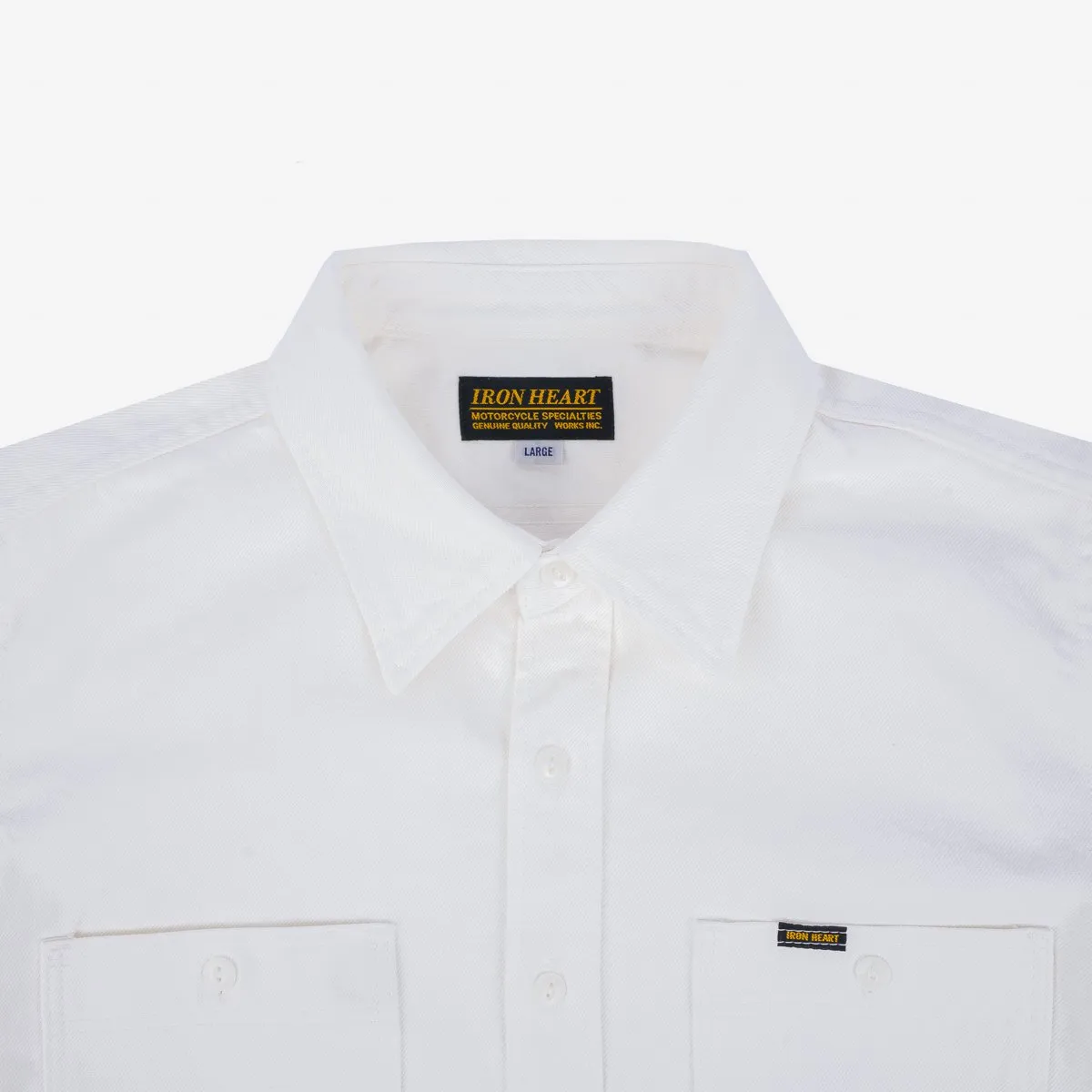 IHSH-391-WHT 13.5oz Denim Work Shirt White sold by Brooklyn Clothing Co. product image thumbnail 2