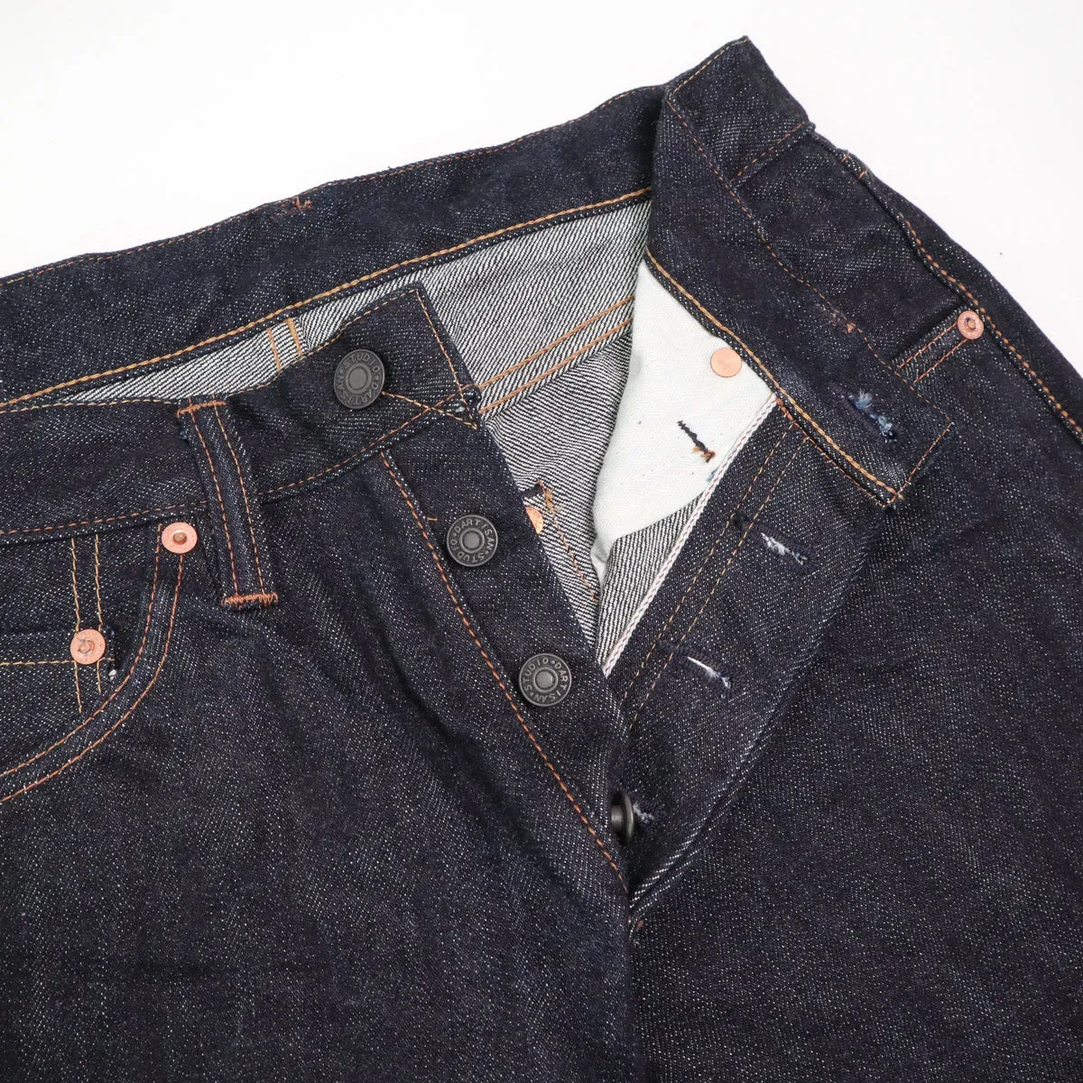 D1837 15oz Suvin Gold Selvedge Denim Relaxed Taper Indigo sold by Brooklyn Clothing Co. product image thumbnail 5