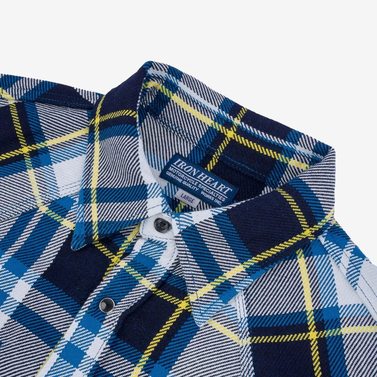 IHSH-390-BLU 9oz Selvedge American Check Western Shirt Blue sold by Brooklyn Clothing Co. product image thumbnail 2