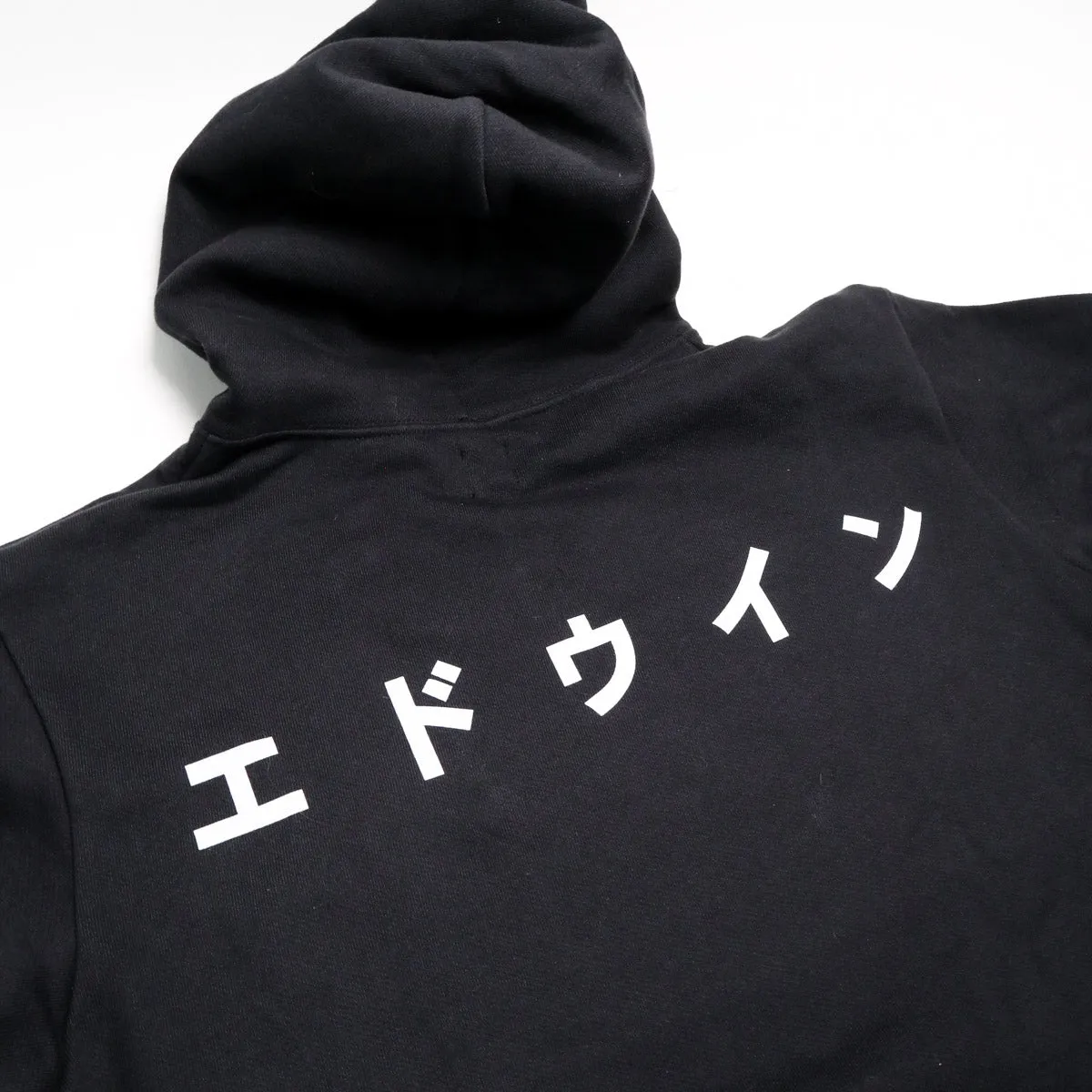 16oz Heavyweight Varsity Hoodie Black sold by Brooklyn Clothing Co. product image thumbnail 2