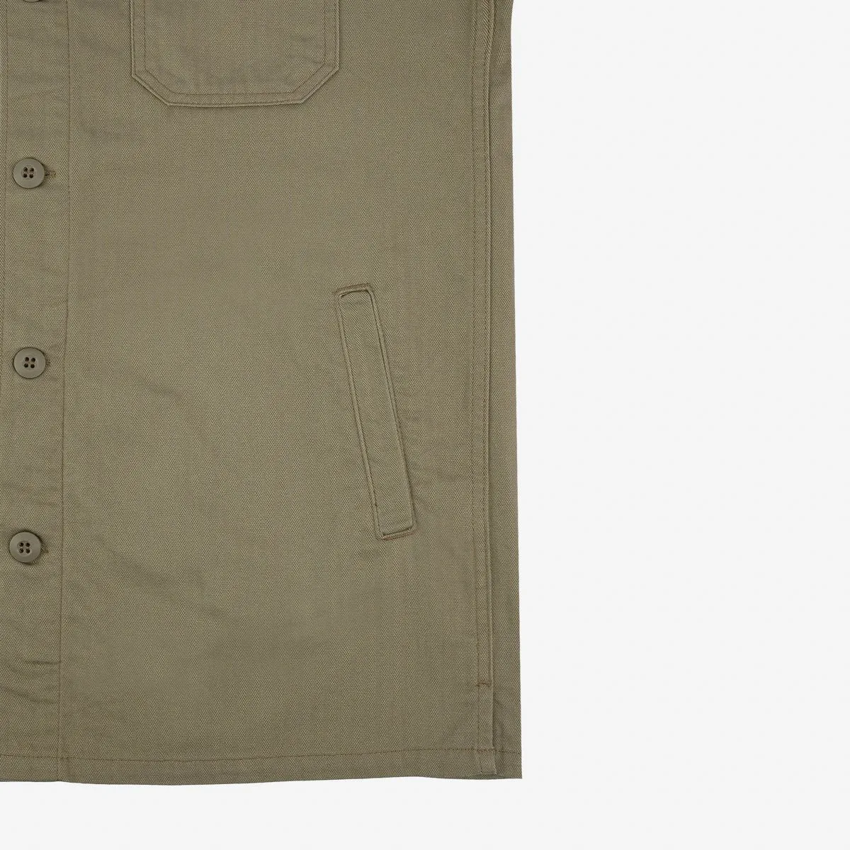 IHSH-385-BEI 9oz Herringbone Military Shirt Beige sold by Brooklyn Clothing Co. product image thumbnail 5