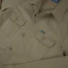 IHSH-385-BEI 9oz Herringbone Military Shirt Beige sold by Brooklyn Clothing Co.
