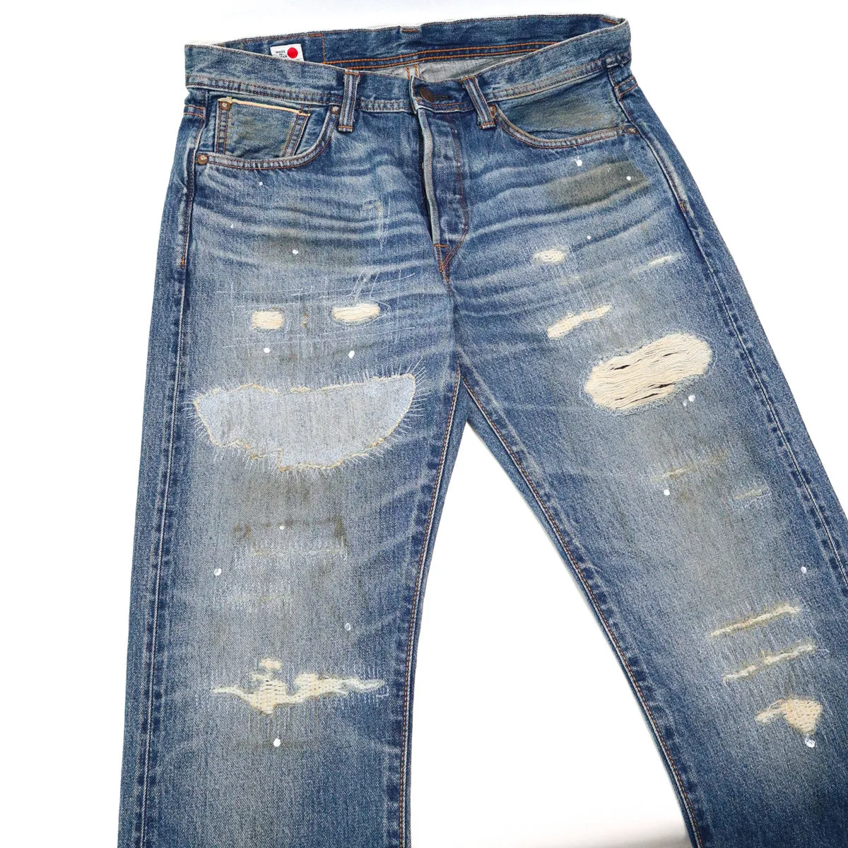 AKT33 Rip x Repair x Relic 13.5oz Japanese Selvedge Denim Regular Taper sold by Brooklyn Clothing Co. product image thumbnail 4