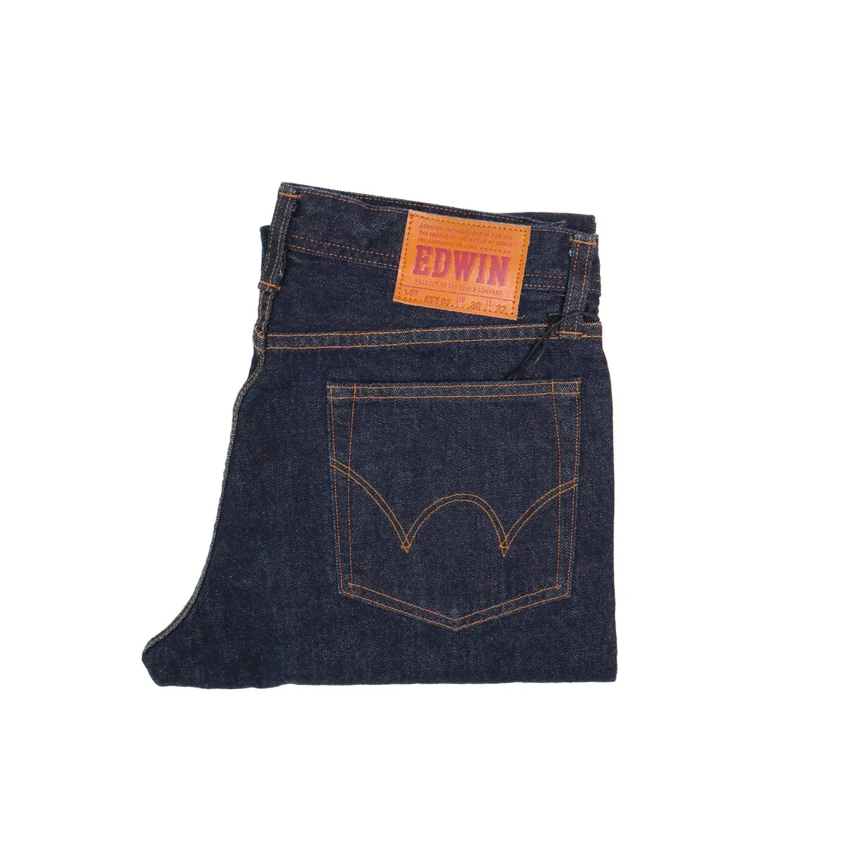 AKT03 Blue Wet 13.5oz Japanese Selvedge Denim Regular Straight sold by Brooklyn Clothing Co.