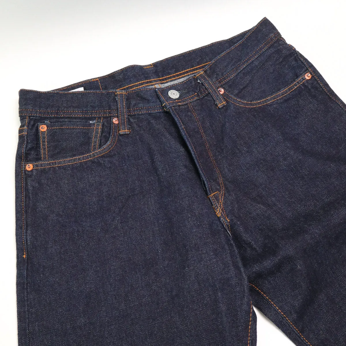 AKT03 Blue Wet 13.5oz Japanese Selvedge Denim Regular Straight sold by Brooklyn Clothing Co. product image thumbnail 5
