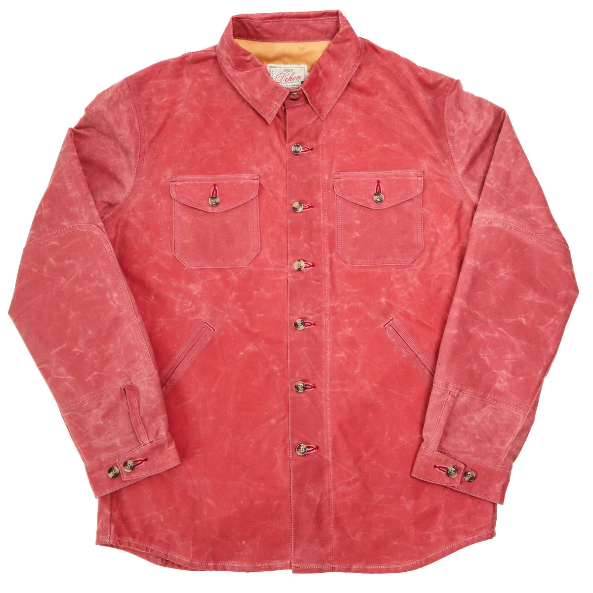 Crissman Overshirt Waxed Canvas Nautical Red sold by Brooklyn Clothing Co.