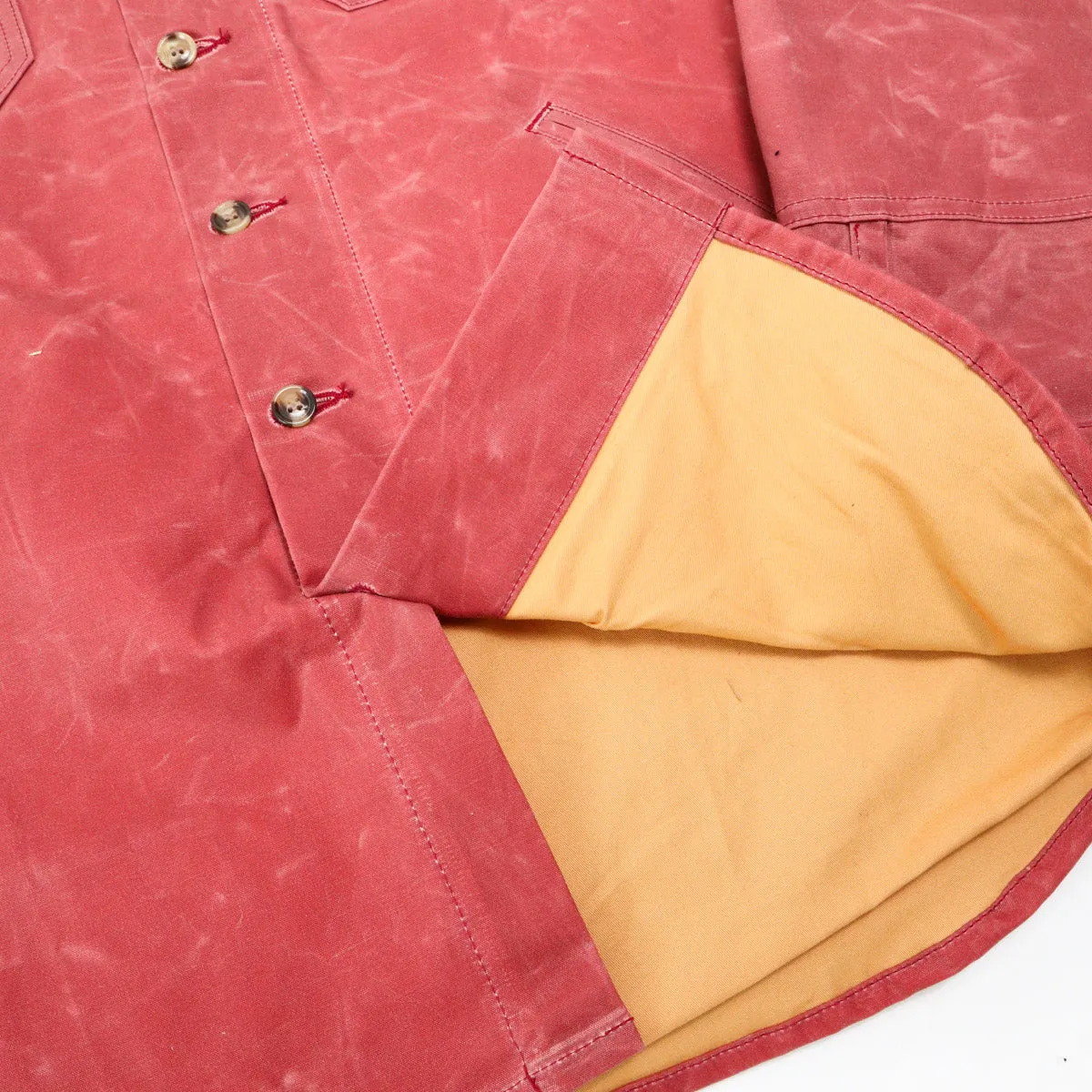 Crissman Overshirt Waxed Canvas Nautical Red sold by Brooklyn Clothing Co. product image thumbnail 4