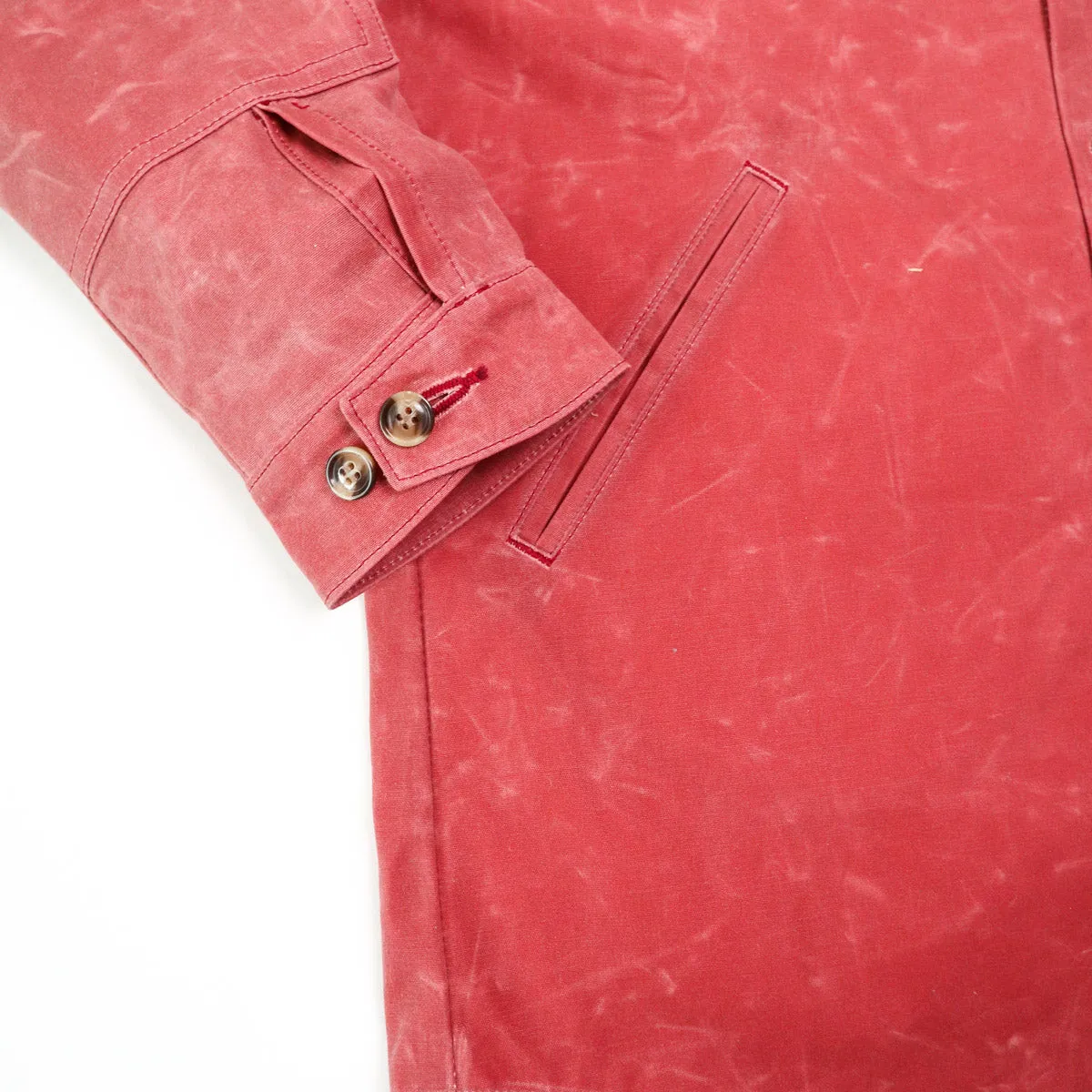 Crissman Overshirt Waxed Canvas Nautical Red sold by Brooklyn Clothing Co. product image thumbnail 5