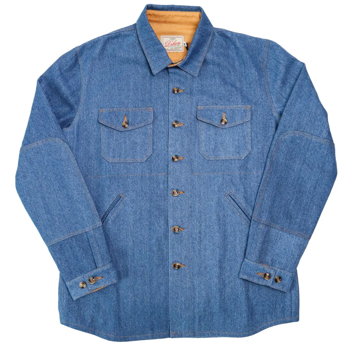 Crissman Overshirt Sky Blue Denim sold by Brooklyn Clothing Co.