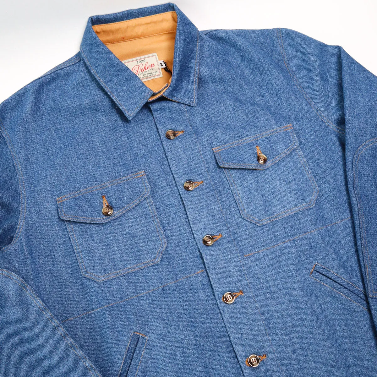 Crissman Overshirt Sky Blue Denim sold by Brooklyn Clothing Co. product image thumbnail 3