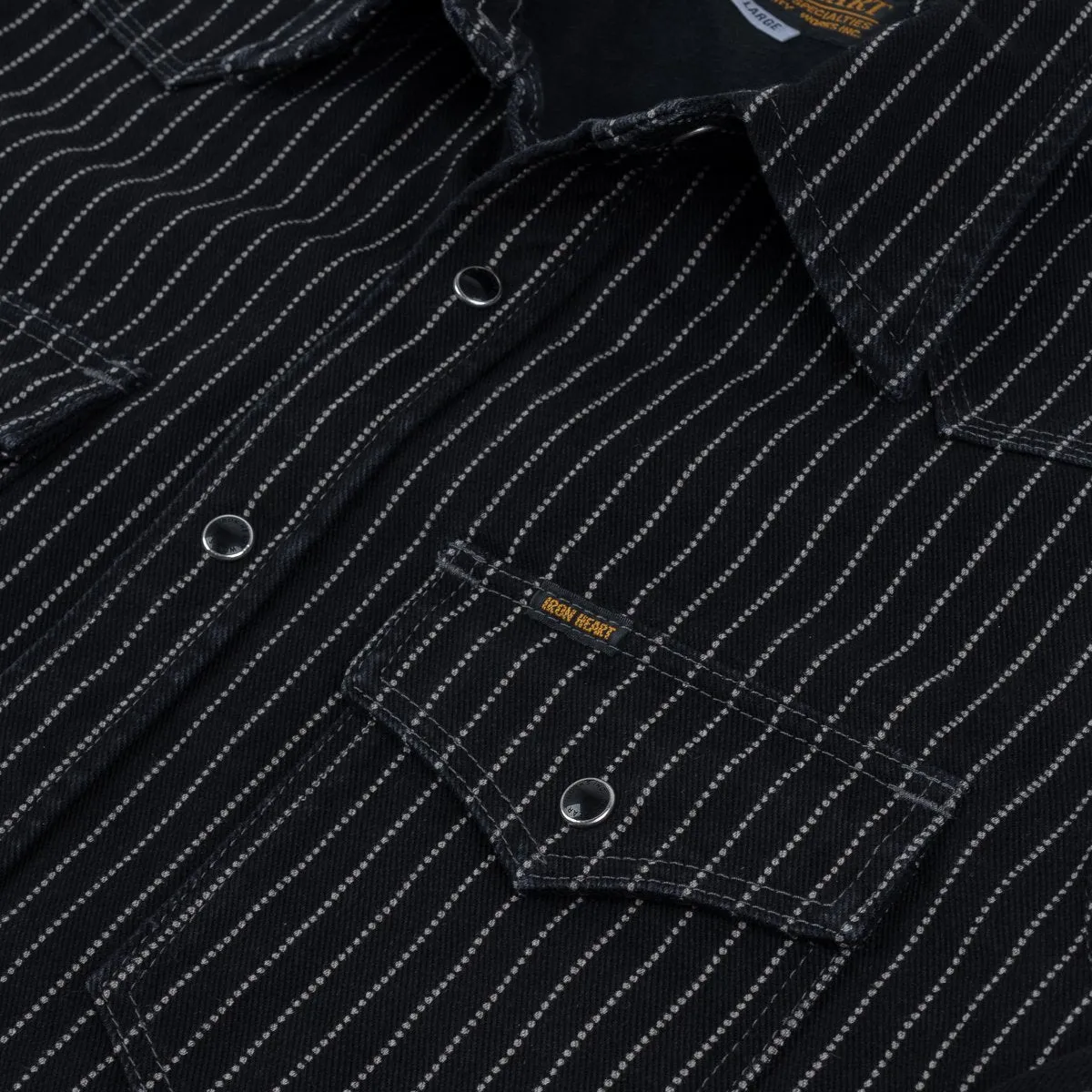 IHSH-62-BLK 12oz Wabash Western Shirt Black sold by Brooklyn Clothing Co. product image thumbnail 5