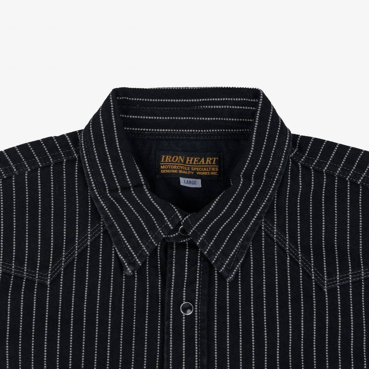 IHSH-62-BLK 12oz Wabash Western Shirt Black sold by Brooklyn Clothing Co. product image thumbnail 3