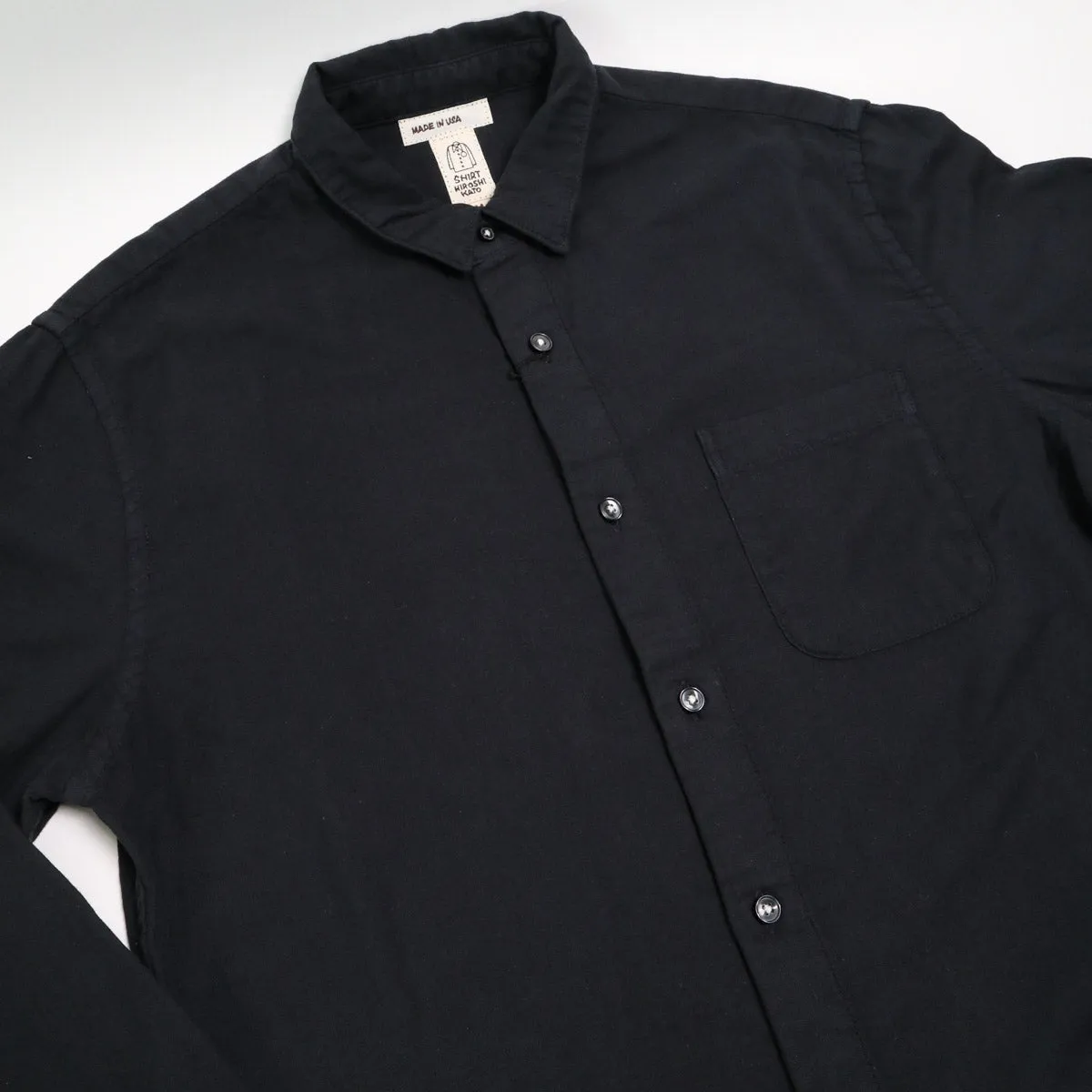 The Ripper Double Gauze Organic Cotton Shirt Black sold by Brooklyn Clothing Co. product image thumbnail 4