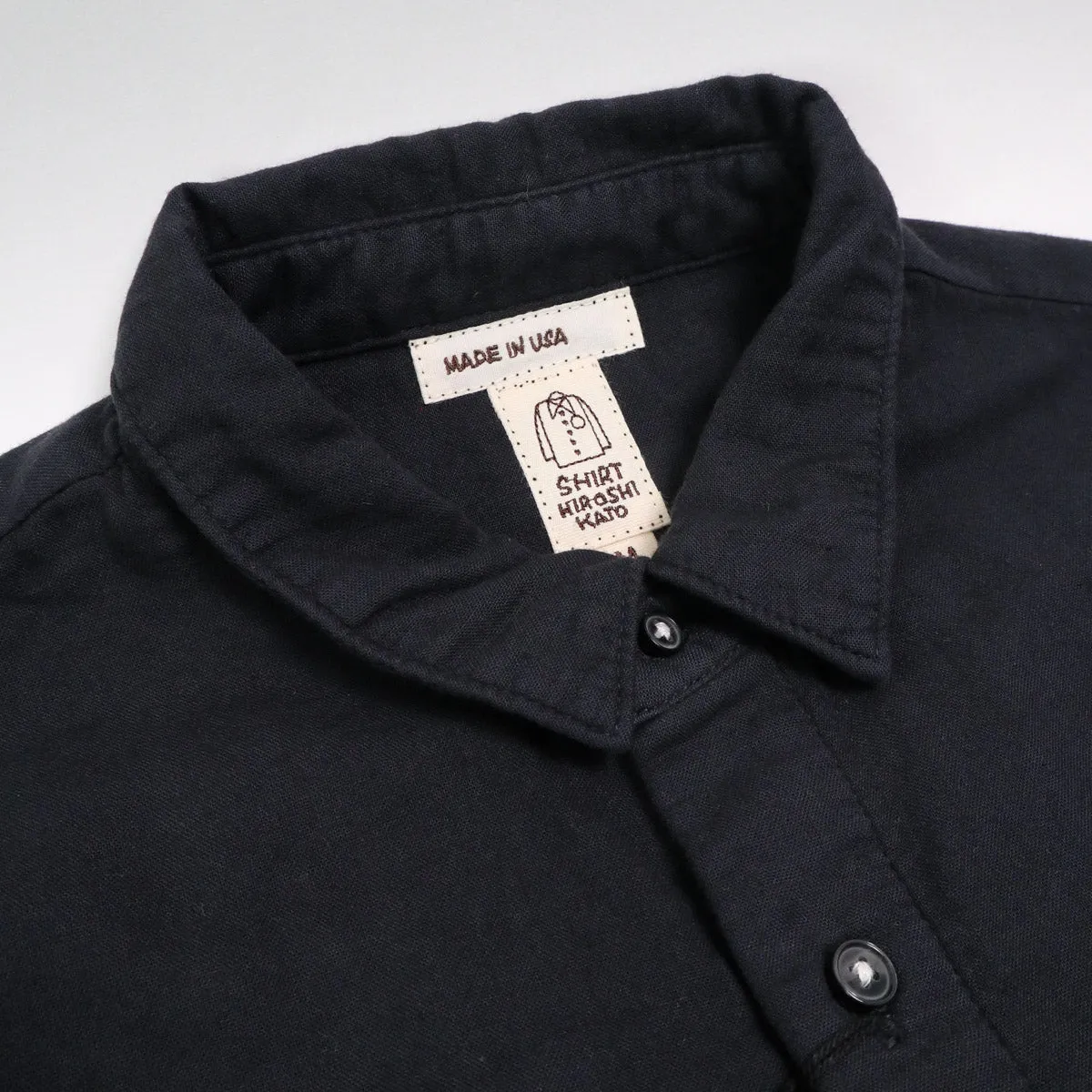 The Ripper Double Gauze Organic Cotton Shirt Black sold by Brooklyn Clothing Co. product image thumbnail 2