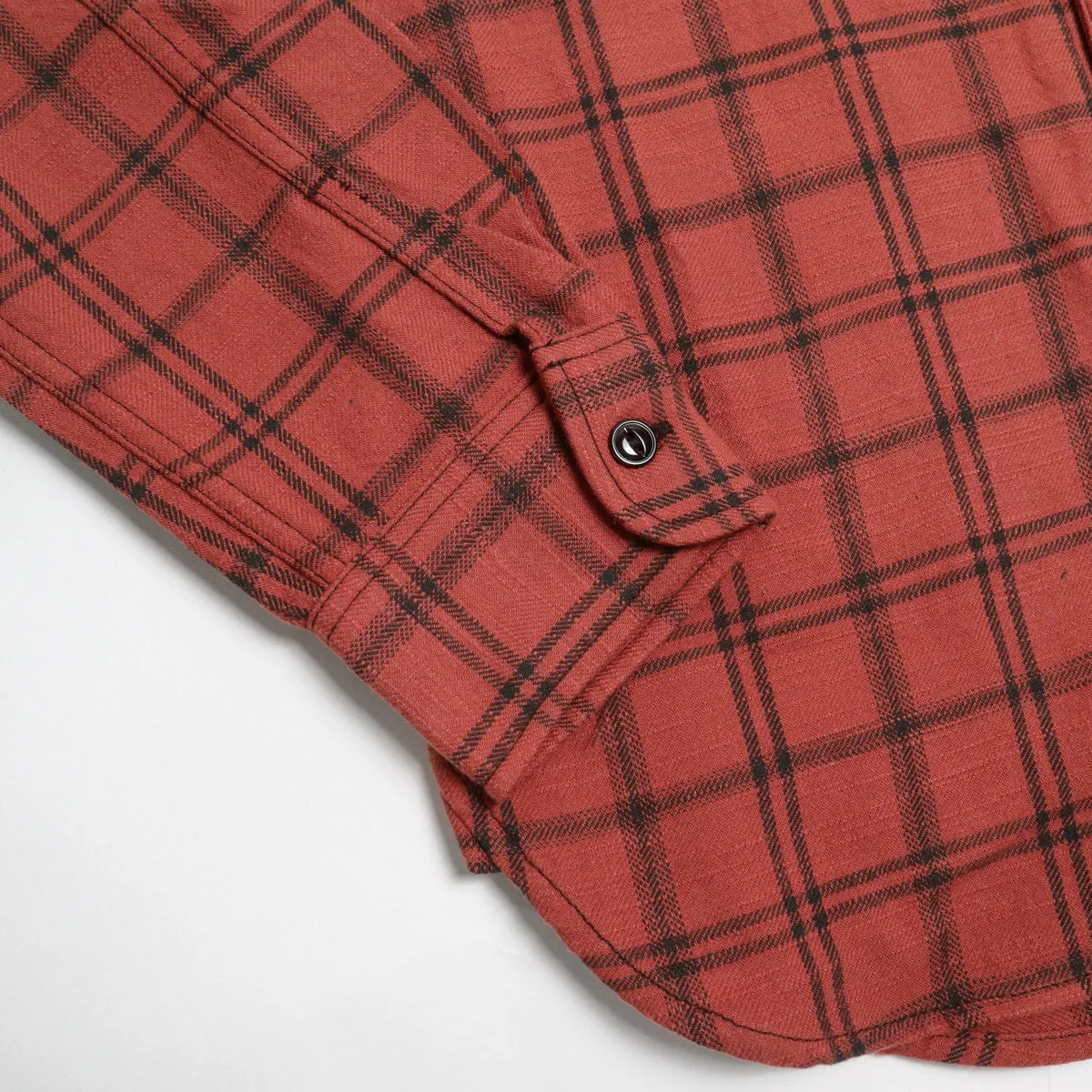 Field Shirt Faded Rust Slub Plaid sold by Brooklyn Clothing Co. product image thumbnail 4