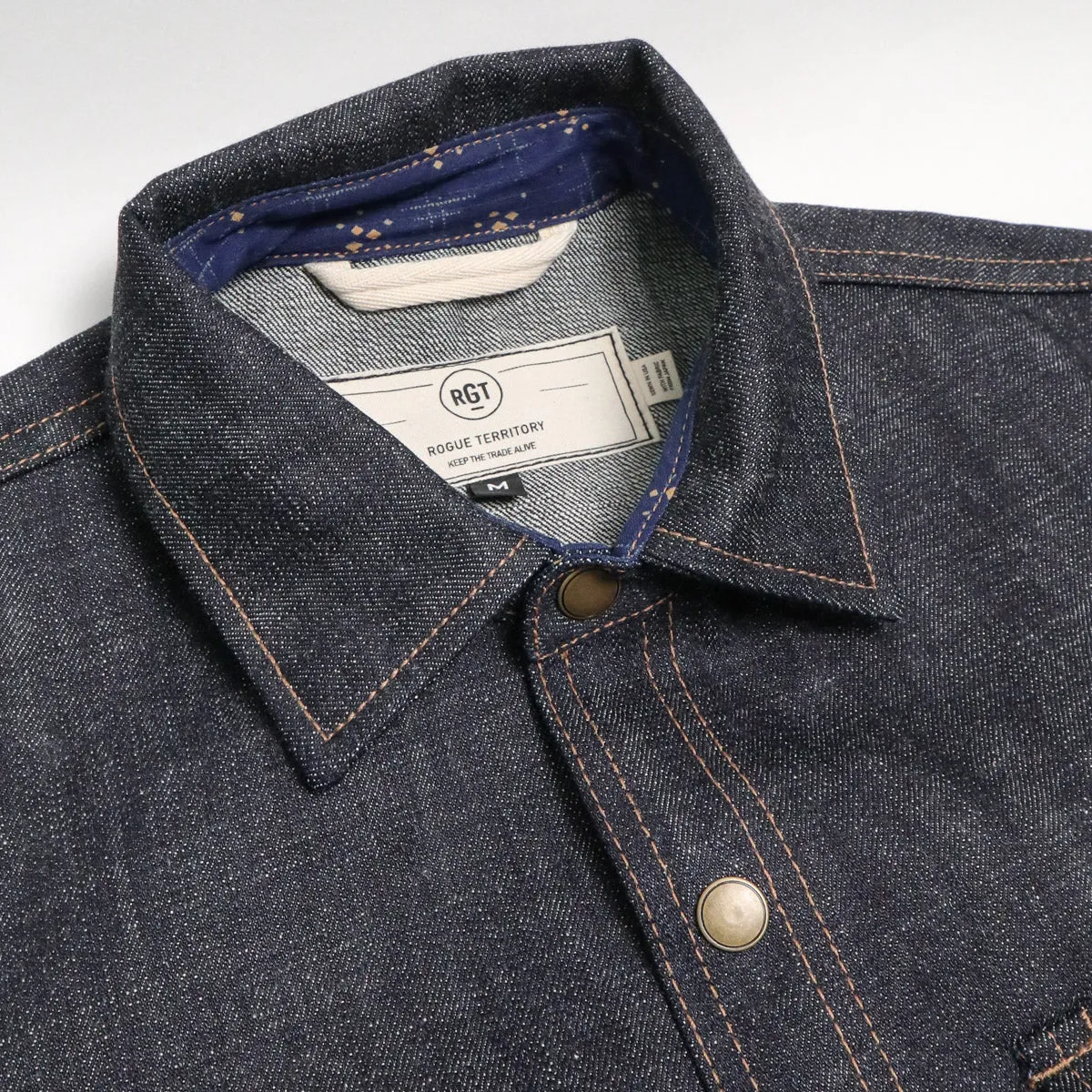 Service Shirt 13.5oz Cryptic Selvedge Denim Indigo sold by Brooklyn Clothing Co. product image thumbnail 2