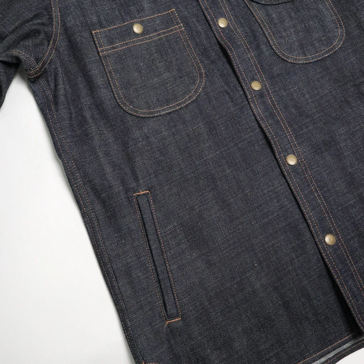 Service Shirt 13.5oz Cryptic Selvedge Denim Indigo sold by Brooklyn Clothing Co. product image thumbnail 4