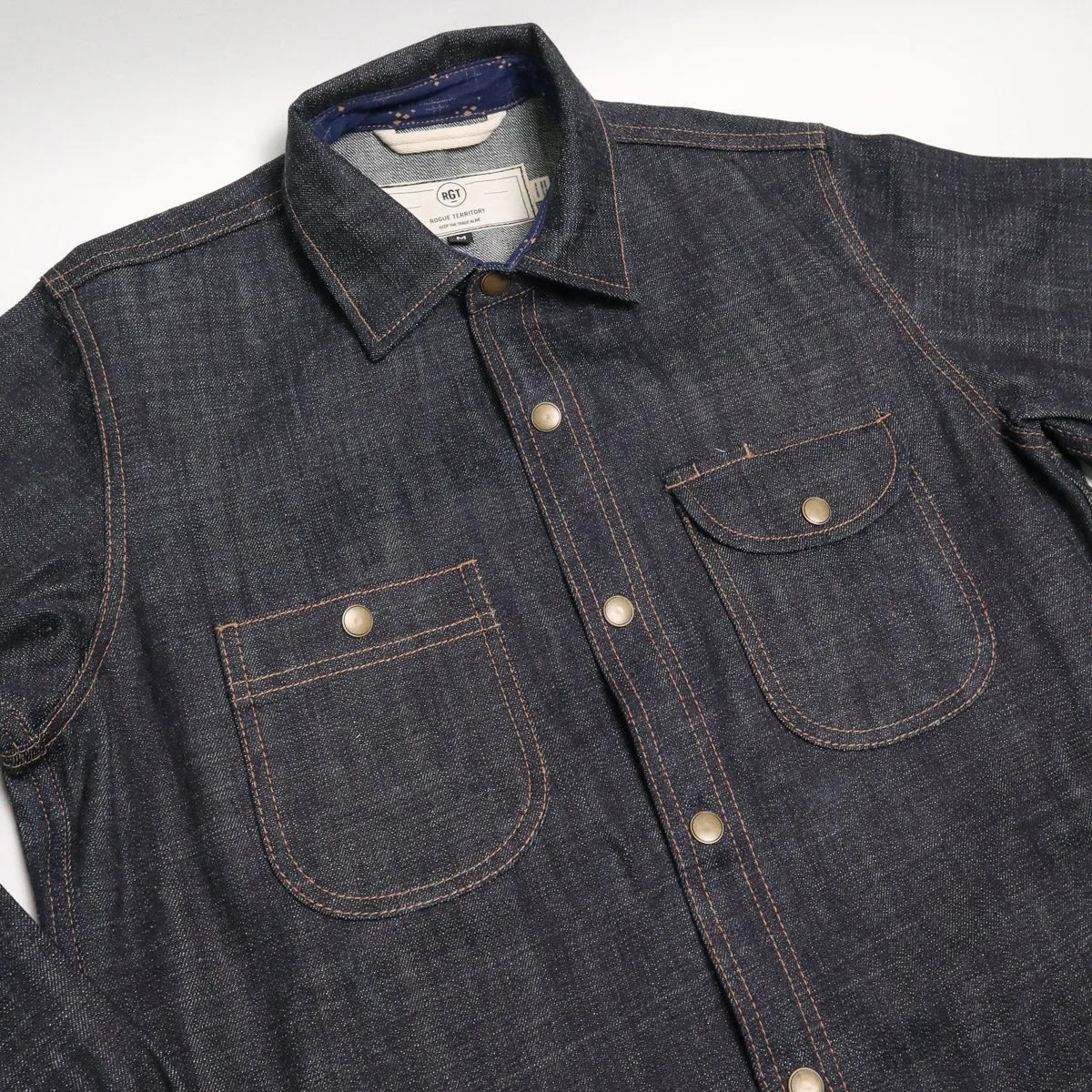 Service Shirt 13.5oz Cryptic Selvedge Denim Indigo sold by Brooklyn Clothing Co. product image thumbnail 3
