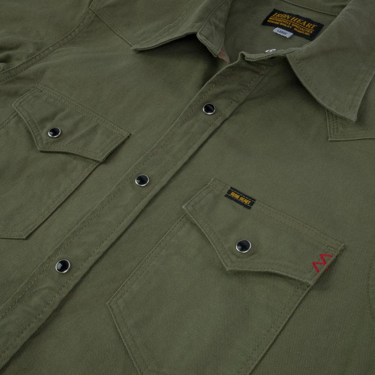 IHSH-381-OLV 9oz Military Serge CPO Olive sold by Brooklyn Clothing Co. product image thumbnail 3