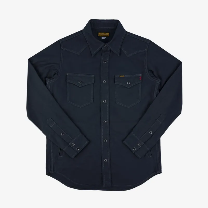 IHSH-381-BLK 9oz Military Serge CPO Shirt Black sold by Brooklyn Clothing Co.