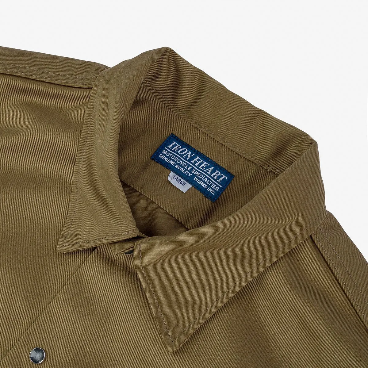 IHSH-383-BRN 9oz T/C Mechanic Shirt Brown sold by Brooklyn Clothing Co. product image thumbnail 3