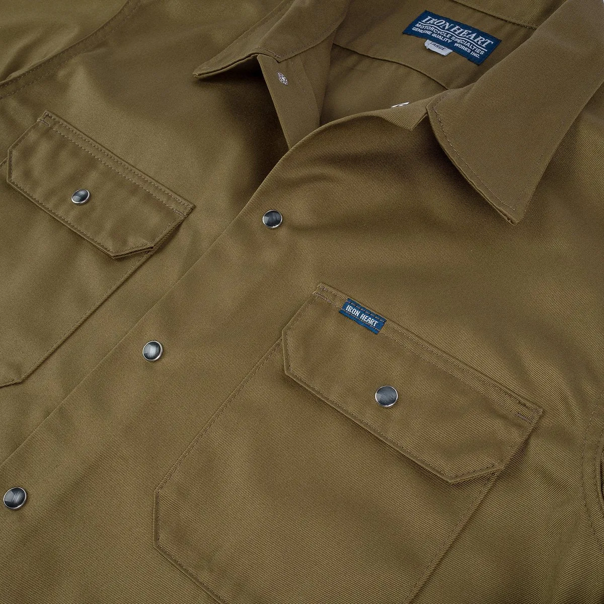 IHSH-383-BRN 9oz T/C Mechanic Shirt Brown sold by Brooklyn Clothing Co. product image thumbnail 5