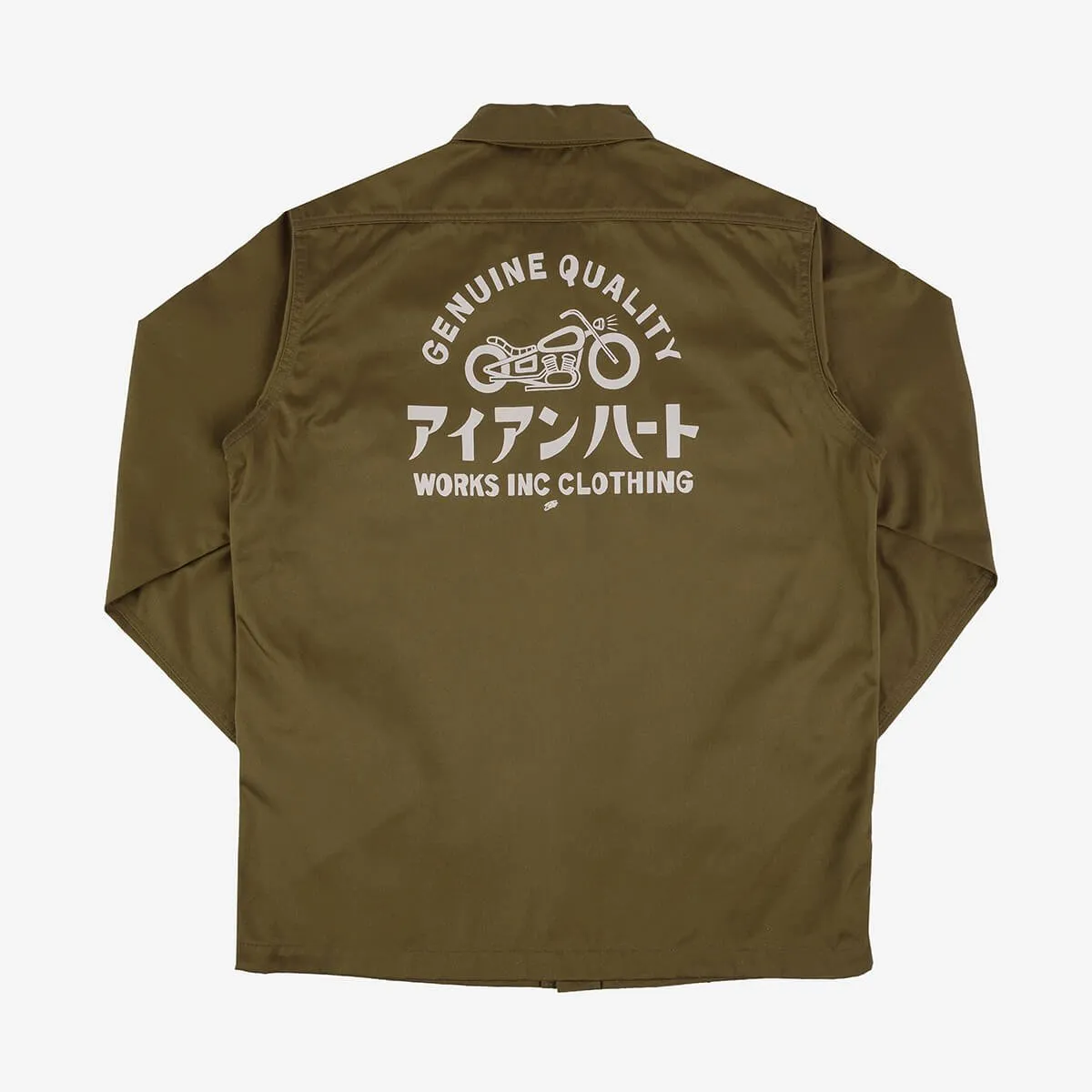 IHSH-383-BRN 9oz T/C Mechanic Shirt Brown sold by Brooklyn Clothing Co. product image thumbnail 2