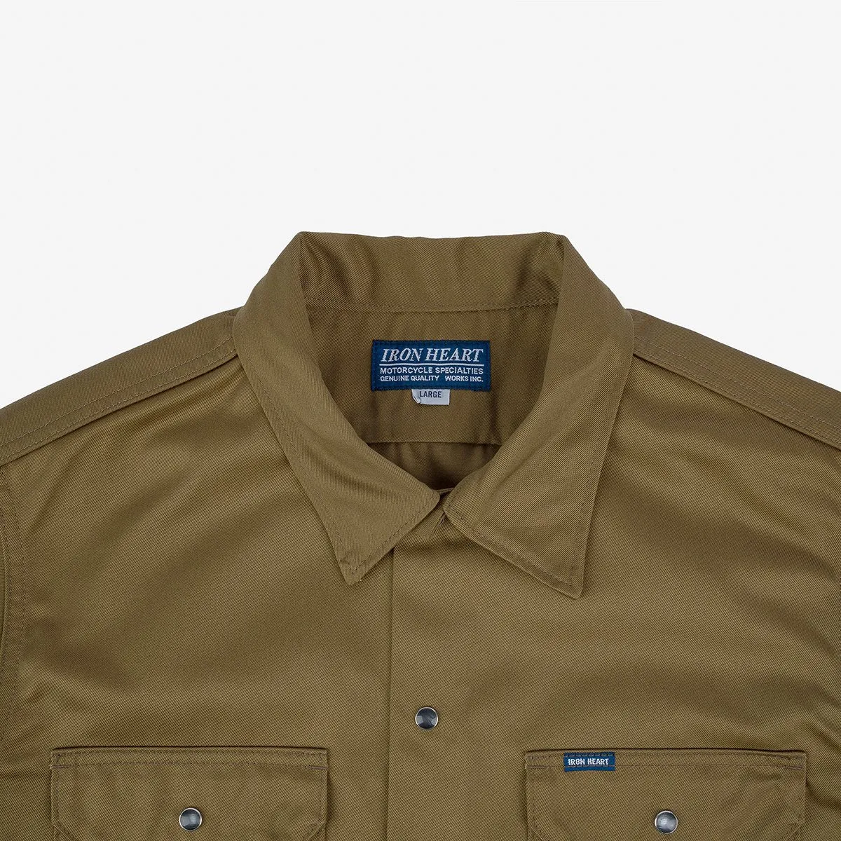 IHSH-383-BRN 9oz T/C Mechanic Shirt Brown sold by Brooklyn Clothing Co. product image thumbnail 4