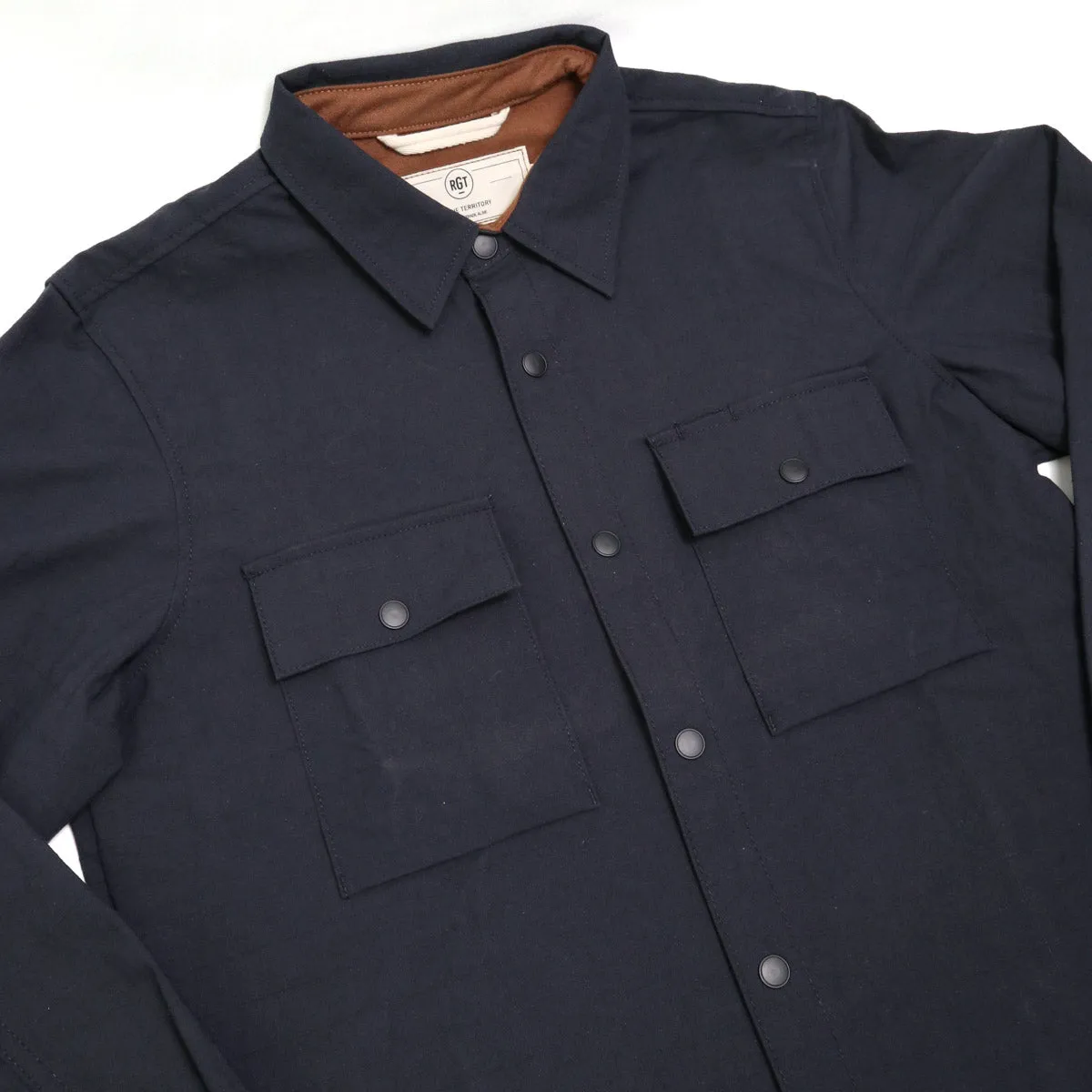 Oxford Overshirt Navy Nylon Grid Canvas sold by Brooklyn Clothing Co. product image thumbnail 3