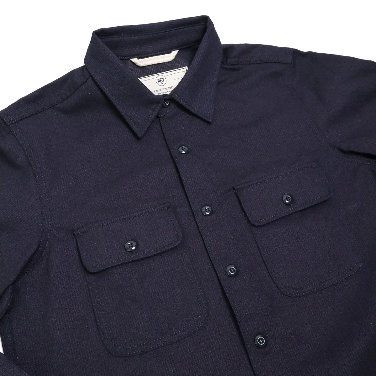 Field Shirt Indigo Whipcord sold by Brooklyn Clothing Co. product image thumbnail 3