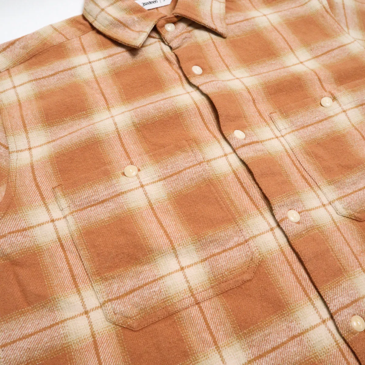 Utility Flannel Amber Plaid sold by Brooklyn Clothing Co. product image thumbnail 3