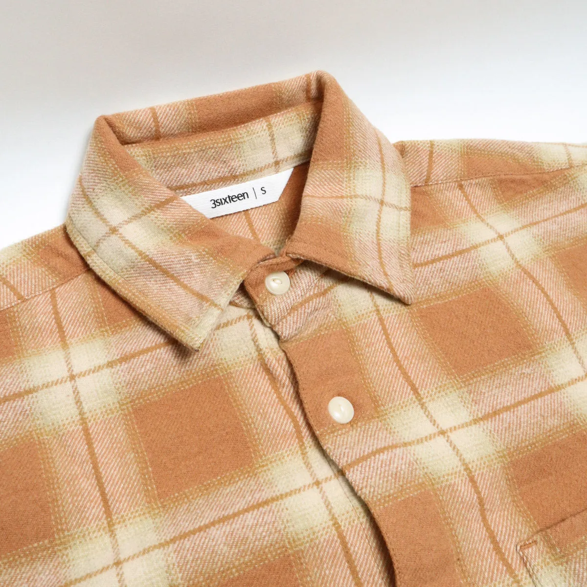 Utility Flannel Amber Plaid sold by Brooklyn Clothing Co. product image thumbnail 2