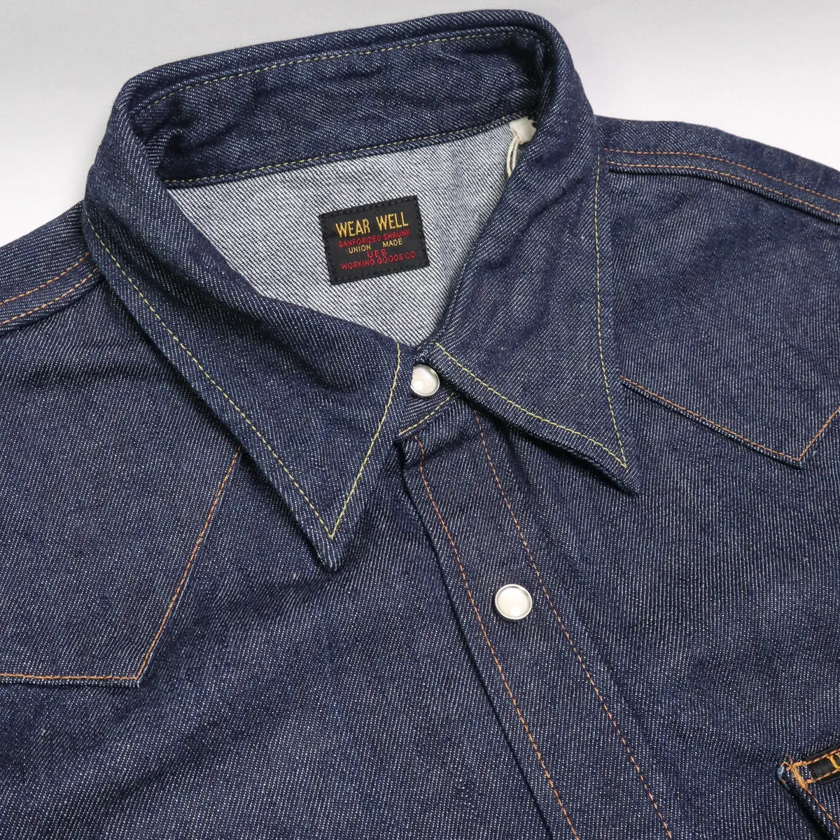 10oz Sawtooth Denim Western Shirt sold by Brooklyn Clothing Co. product image thumbnail 2