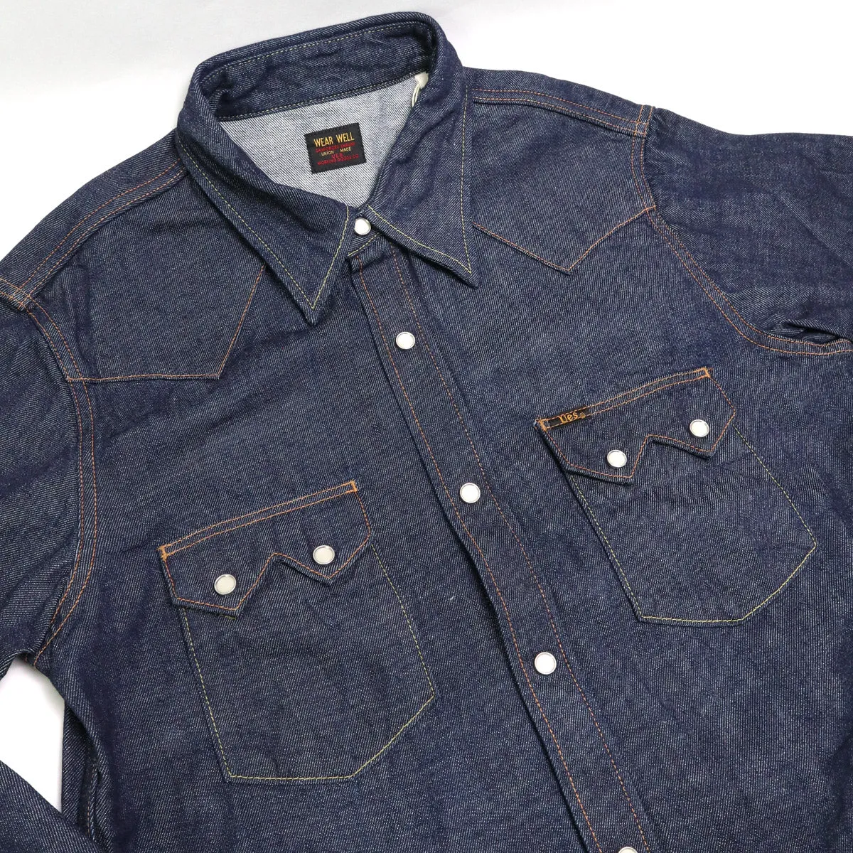 10oz Sawtooth Denim Western Shirt sold by Brooklyn Clothing Co. product image thumbnail 3