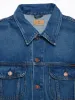 Danny Greaser Denim Jacket Mid Blue sold by Brooklyn Clothing Co.