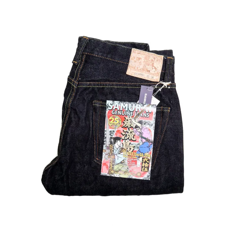 S510XX25OZGA-25TH 25th Anniversary 25oz "Ganryujima" Selvedge Denim Regular Straight sold by Brooklyn Clothing Co.