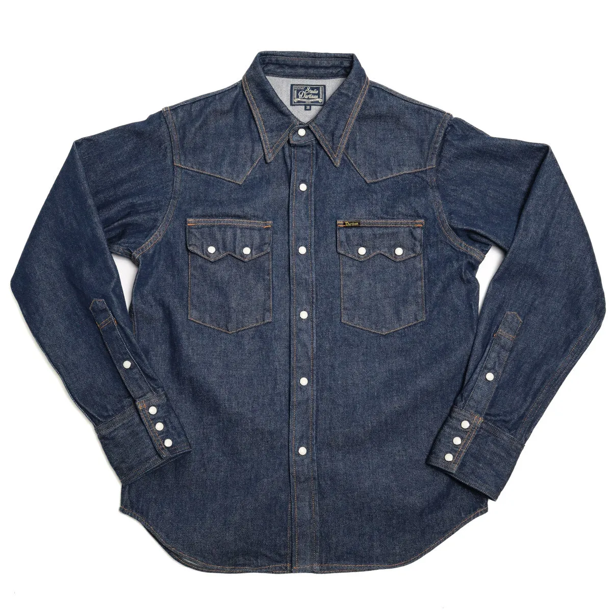 D5701 OW Natural Indigo Denim Western Shirt sold by Brooklyn Clothing Co.
