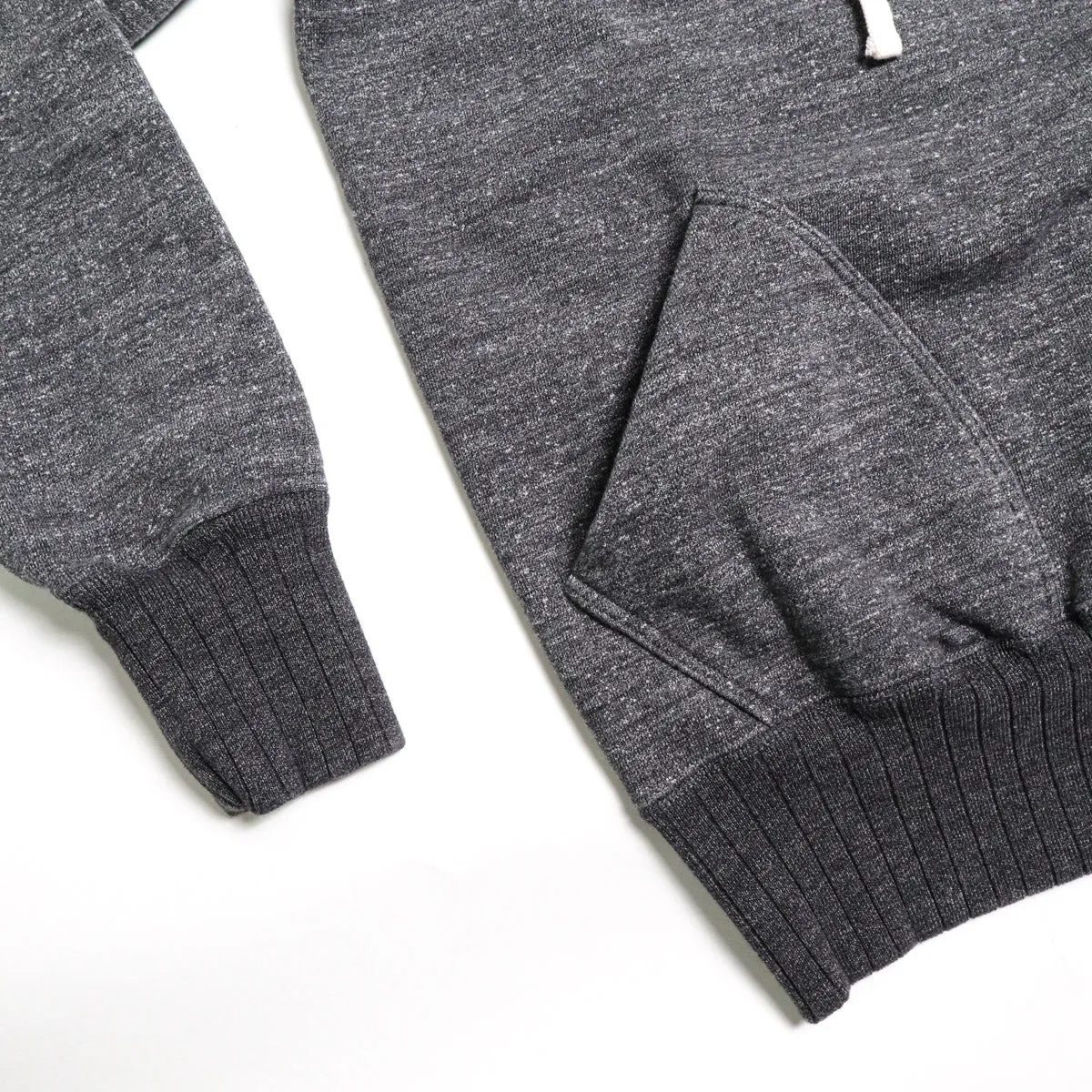 9886 Suvin Gold Loopwheel Hoodie Heather Black sold by Brooklyn Clothing Co. product image thumbnail 5