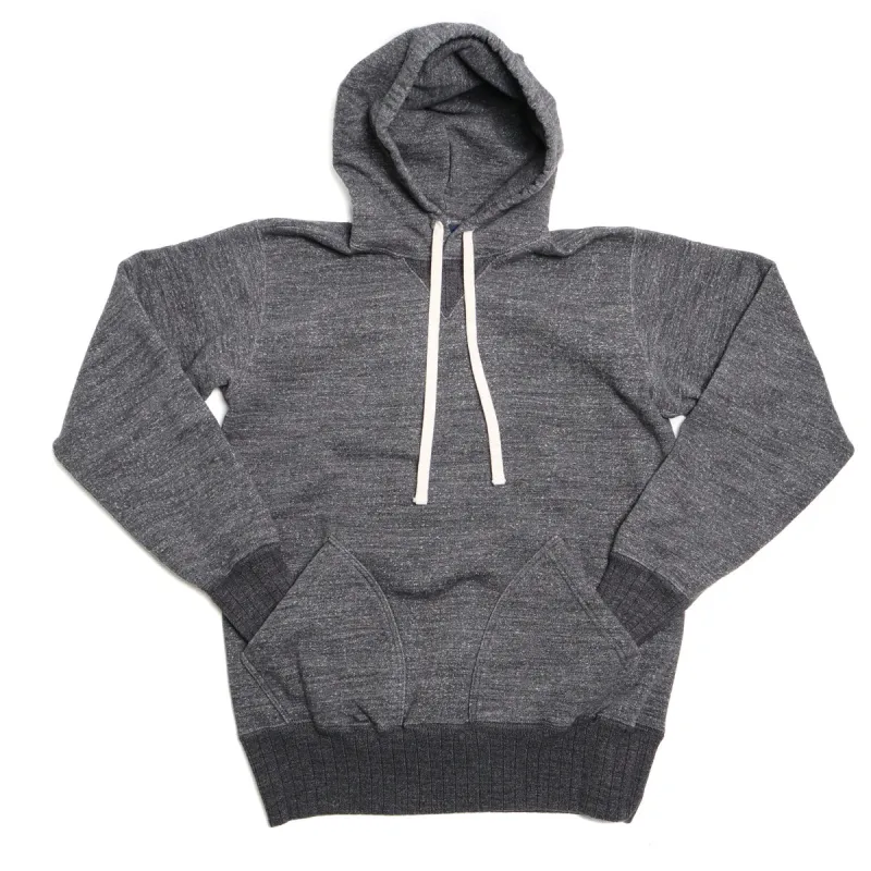 9886 Suvin Gold Loopwheel Hoodie Heather Black sold by Brooklyn Clothing Co.
