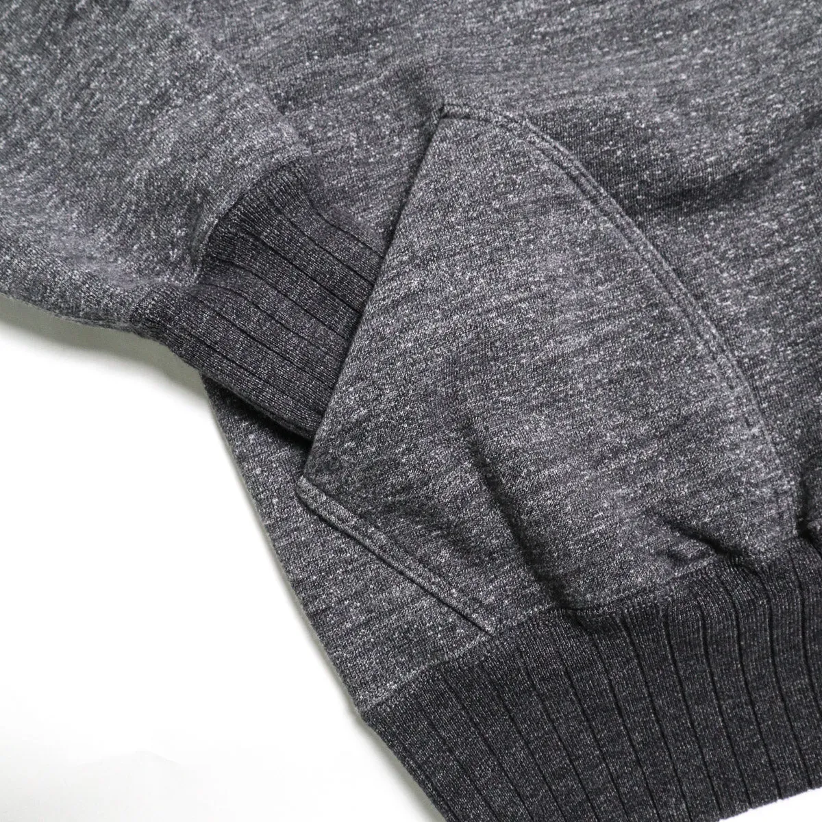 9886 Suvin Gold Loopwheel Hoodie Heather Black sold by Brooklyn Clothing Co. product image thumbnail 4