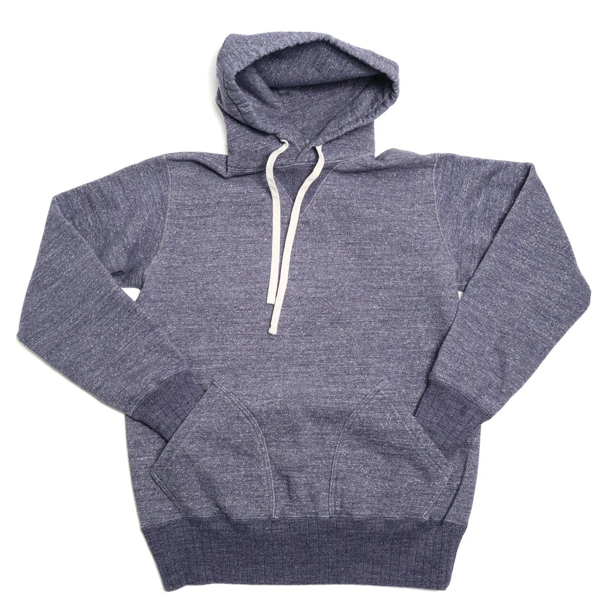 9886 Suvin Gold Loopwheel Hoodie Heather Navy sold by Brooklyn Clothing Co.